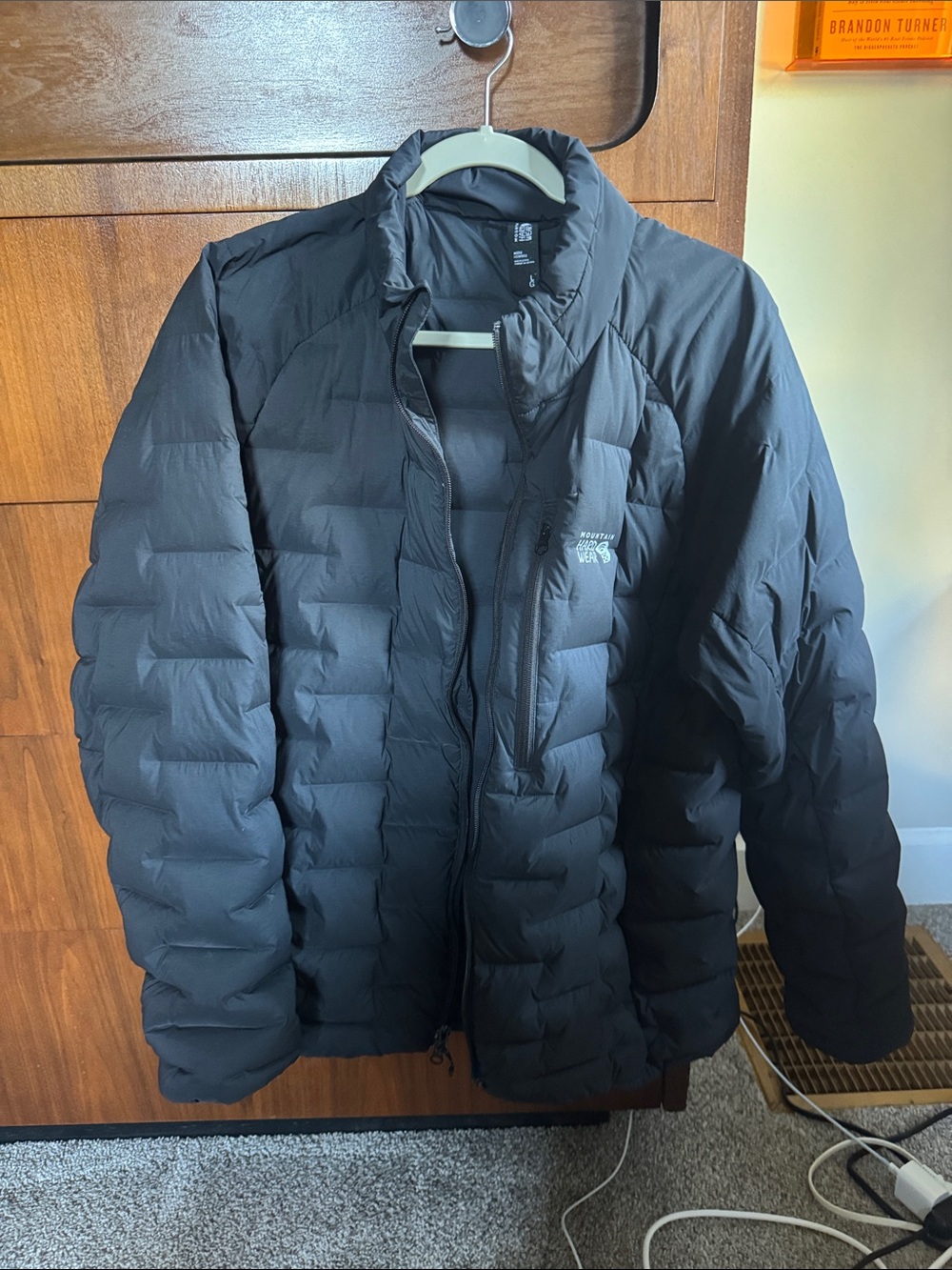 Mountain Hardwear Black Stretch Puffer Jacket